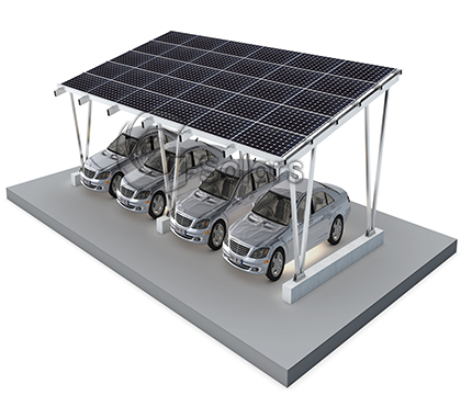 Solar waterproof carport ​