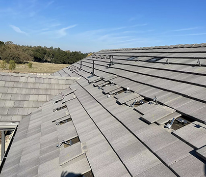 How to install solar roof system on roof